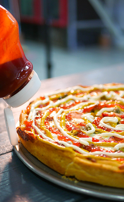 Catsup y Mostaza, opcional.